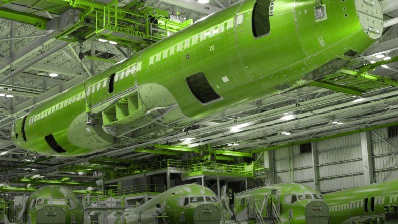 Una imagen de la factoría de Spirit Aerosystems, que pasará a manos de Boeing.