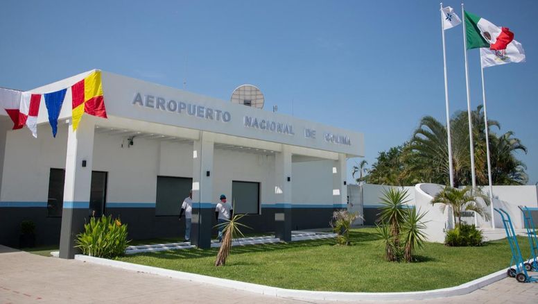 El Aeropuerto de Colima recibió la categoría de internacional.