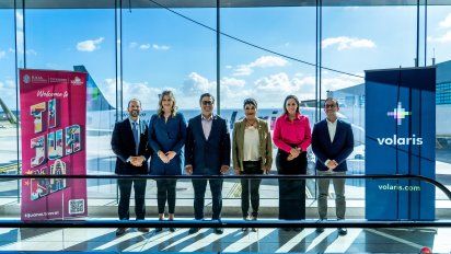 Baja California celebra el vuelo Tijuana-Las Vegas de Volaris