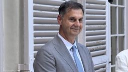 Harry Theoharis, candidato a la secretaría general de ONU Turismo, en un acto en la residencia de la embajadora de Grecia en España.