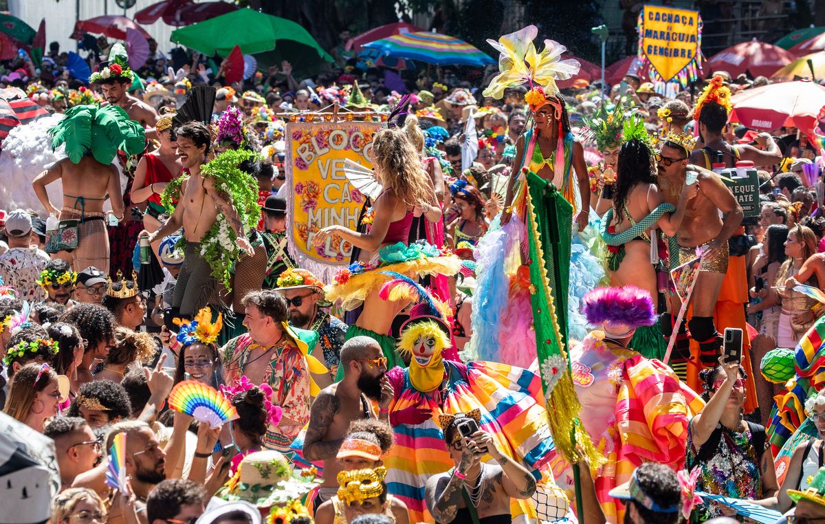 Ambiente en el Carnaval de Río de Janeiro