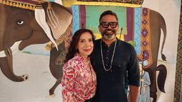 Mary Guizado, gerente general de VIP Viajes y Mitin Sambi, director general de Terra Ignota unidos para presentar el destino India.