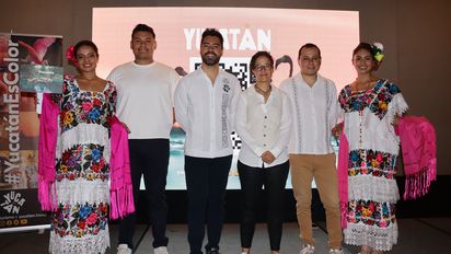 Equipo de la Secretaría de Fomento Turístico de Yucatán (Sefotur).