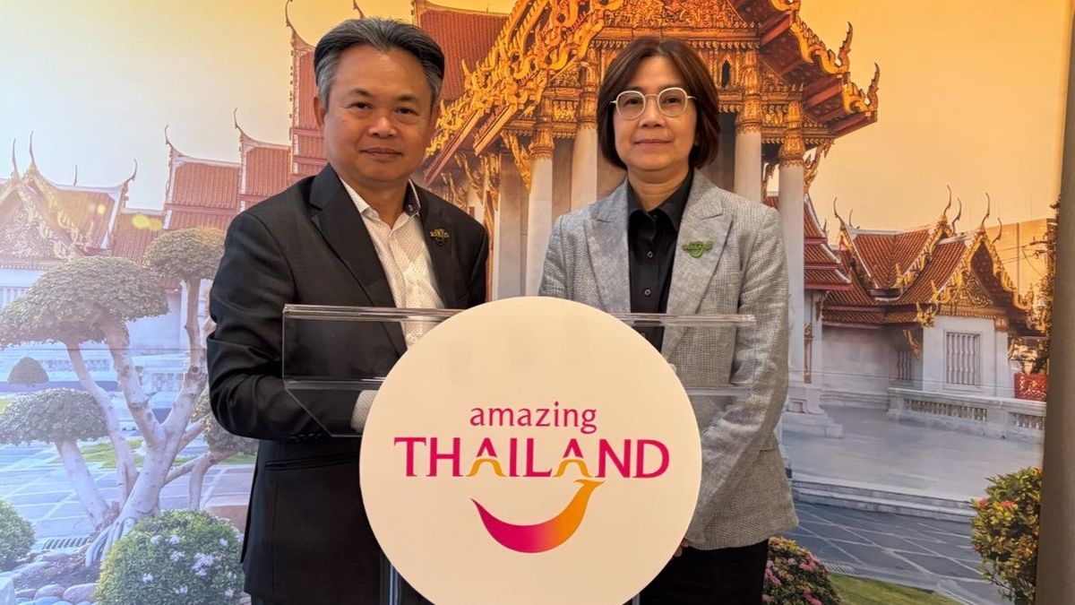 Santi Sawangcharoen y Sabhana Sucharitakul, en el evento de Tailandia en Ciudad de México.
