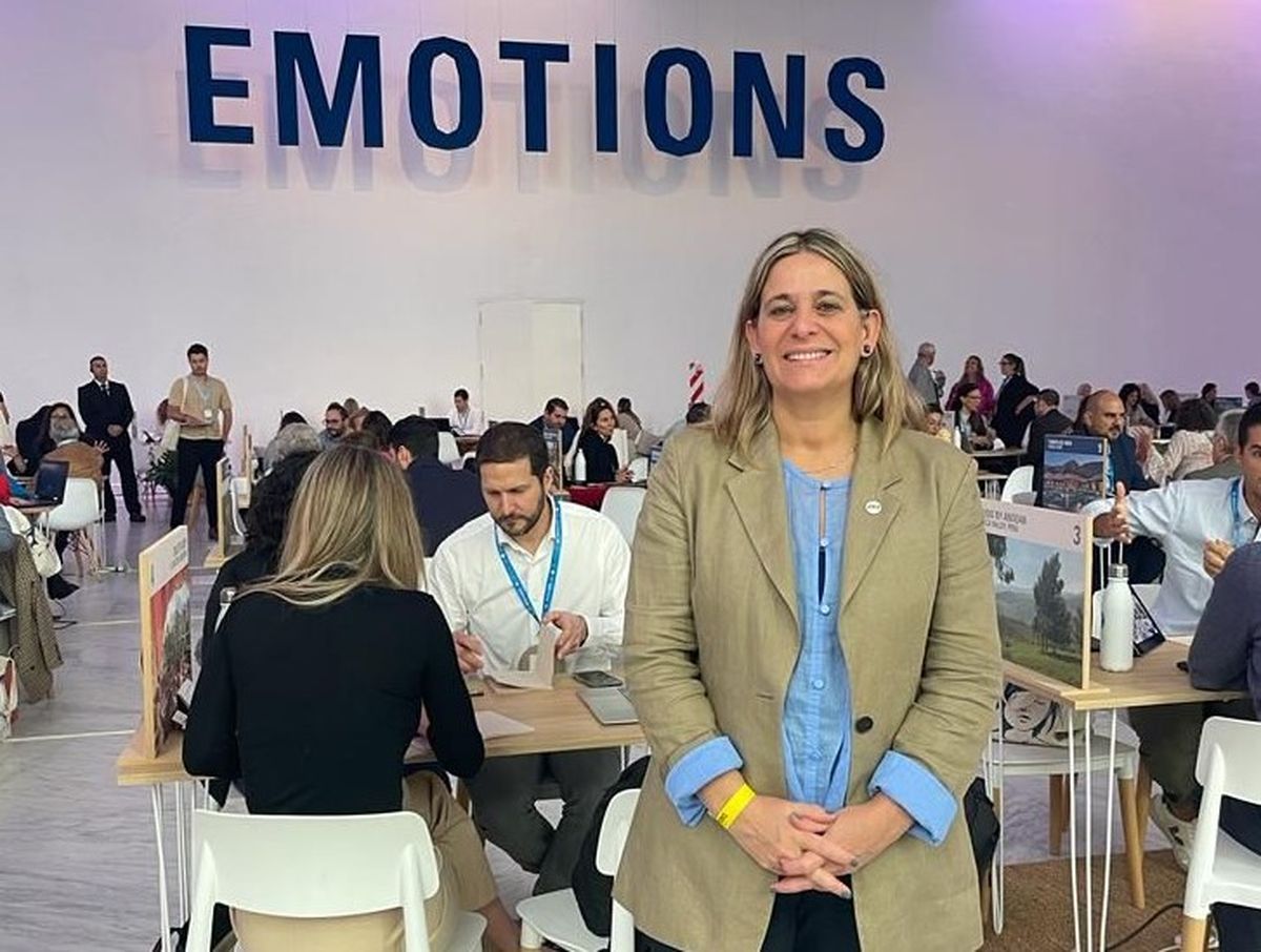 Karina Perticone, directora ejecutiva de Visit Buenos Aires en Emotions 2023.