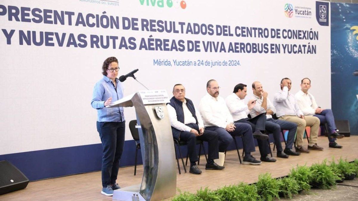 Michelle Fridman, titular de Sefotur, destacó la incorporación del vuelo de Viva Aerobus que conectará Yucatán con Los Ángeles.