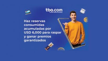 TBO Holidays -plataforma global de reservas de viajes B2B para agentes de viajes de América Latina-&nbsp;difundirá su promoción Book n Win en WTM Latam.