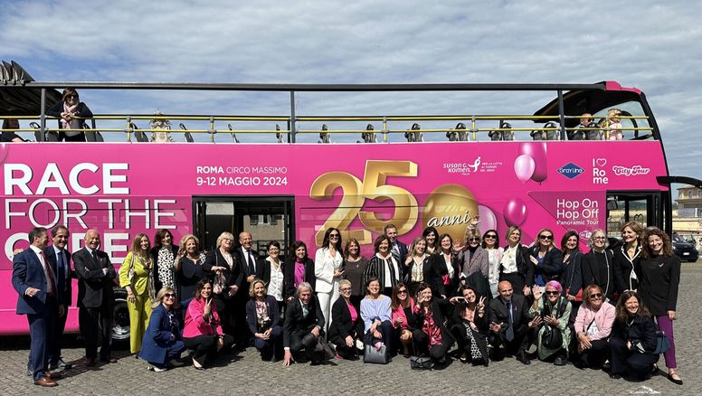 Participación activa de Carrani Tours en Race for the Cure 2024 en Roma.
