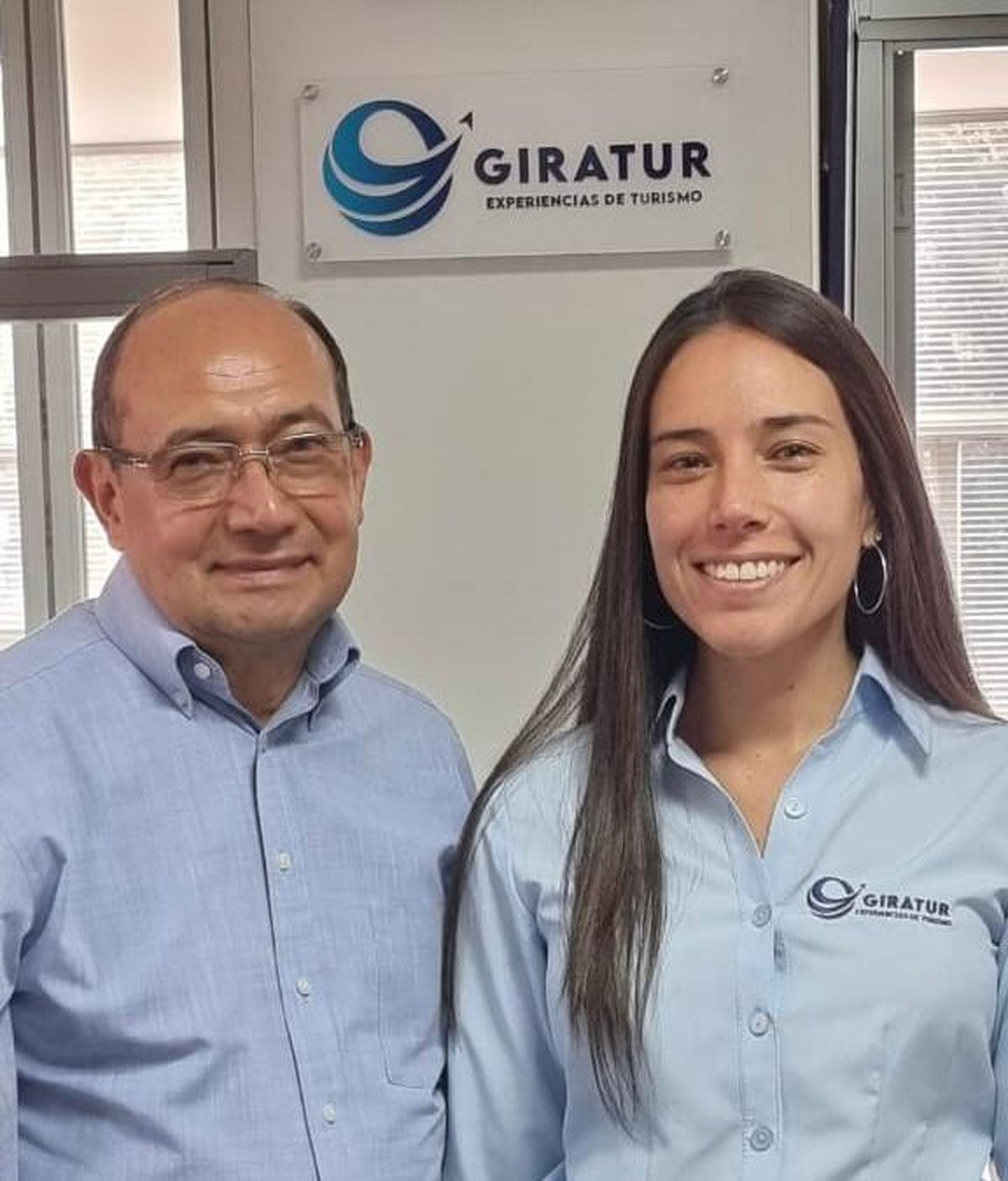 Francisco Rodríguez, director y María Alejandra Rodríguez, subdirectora de Giratur.
