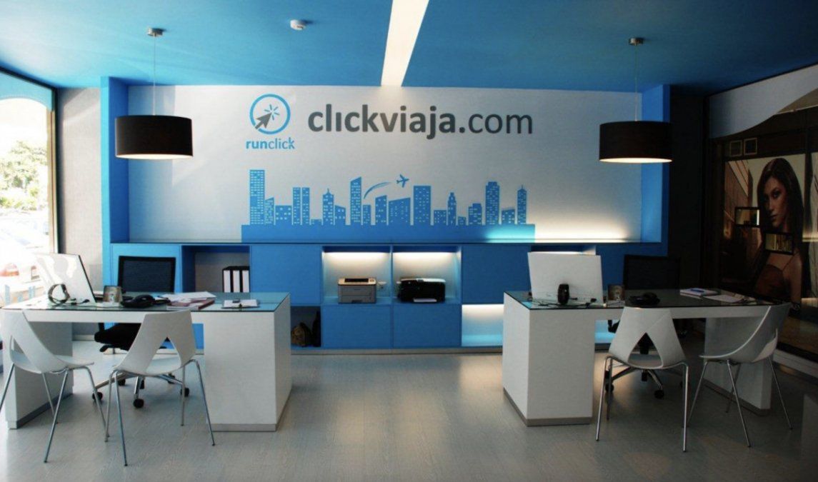 Interior de una de las oficinas de Clickviaja, ahora inegrada en IAG7