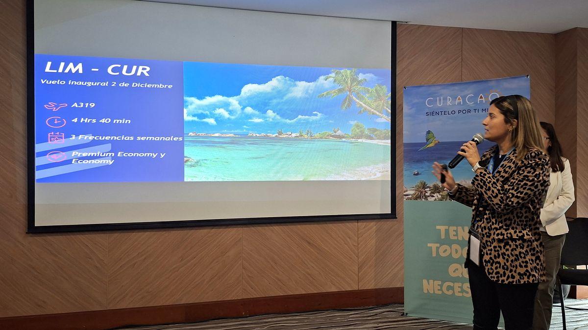 Sofía Marky, jefe de venta indirecta de Latam Perú.