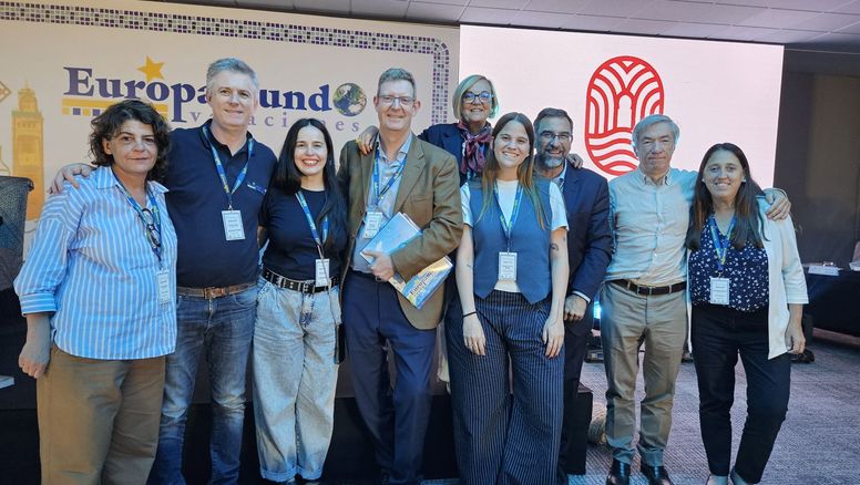 Directivos de Piamonte Turismo y Europamundo durante la Convención.