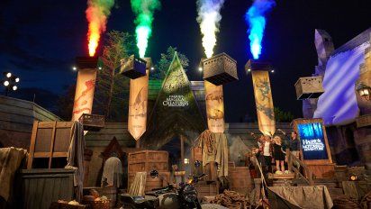 La nueva atracción quedó inaugurada con una impactante fiesta.