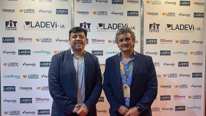 Claudio Daniel Harrington, intendente Tolhuin; y Ricardo David Bravo, intendente de Federación.