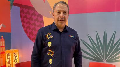 Julián Arroyo, director general de Omextur en el Tianguis Turístico.