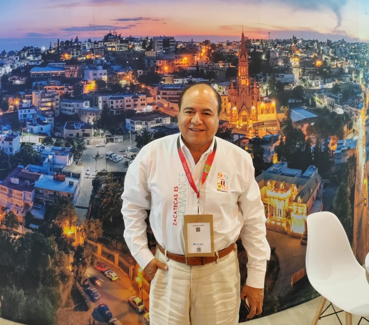 El titular de la Secretaría de Turismo de Zacatecas.