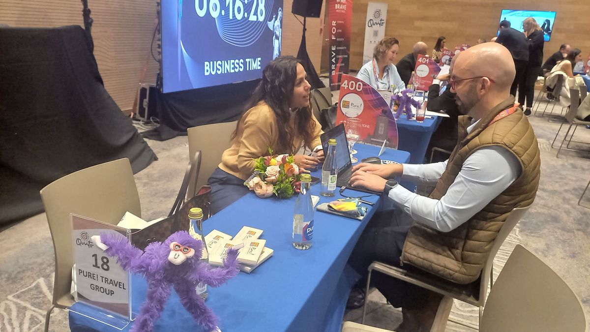 Participantes en la rueda de negocios de evento de turismo MICE World Meetings Forum Connections. 