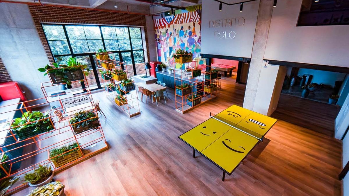 Zonas sociales de Polo Udara, el primer proyecto de OxoHotel en Bogotá.