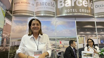 Stefania Ballota, directora comercial de Barceló Maya Grand Resort﻿.