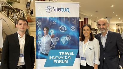 Vietur: Agustín Koatz, coordinador ejecutivo de la Dirección de la firma y director general de Newton; Vanesa Crupnicoff, CEO; y Alberto Crupnicoff, presidente.&nbsp;