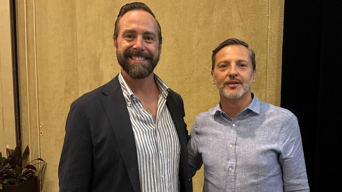 Álvaro Gordoa y Rodrigo Esponda en el evento de Los Cabos en Tianguis Turístico 2026.