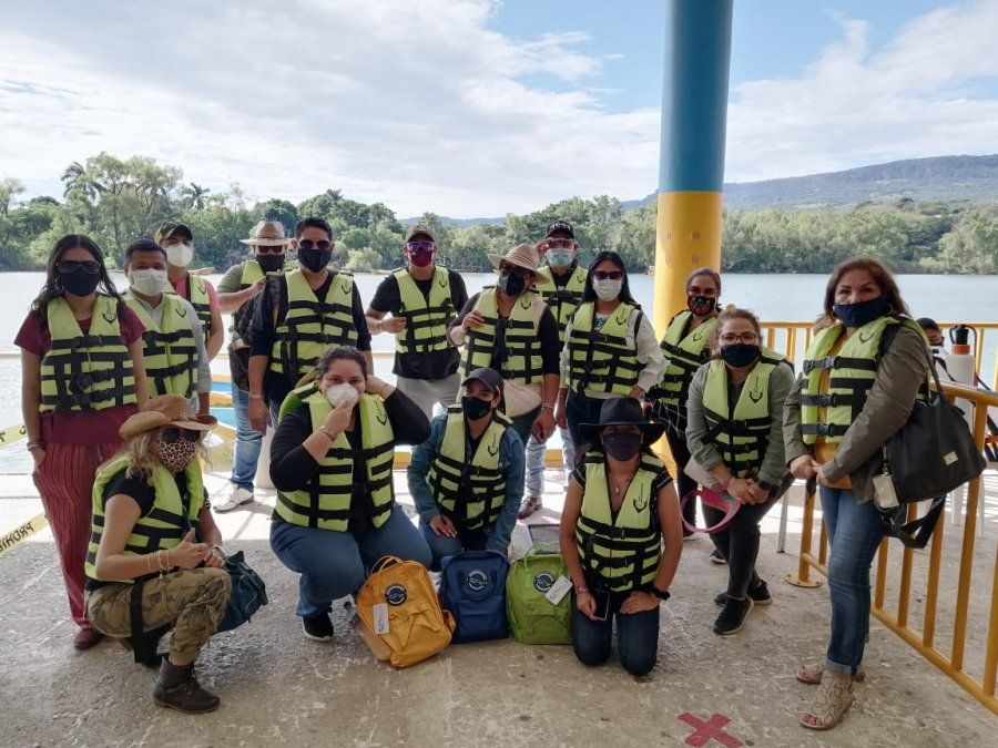 Fam trip de Operadora Turística Sierra Madre en Chiapas.