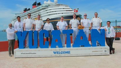 Yucatán recibió un crucero de Disney Cruise Line por primera vez y afianza su posición com destino de cruceros e inversiones de México.
