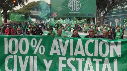 Movilización de ATE-ANAC.