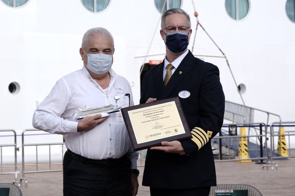 Jalisco volvió a recibir un crucero de Royal Caribbean tras el inicio de la pandemia.