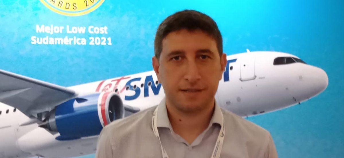 Darío Ratinoff, gerente de Ventas de JetSmart. &nbsp;