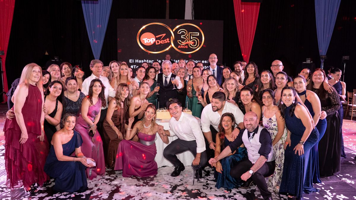 Top Dest reunió a 270 invitados entre proveedores, colegas y su equipo en el Hilton Buenos Aires para celebrar sus 35 años.