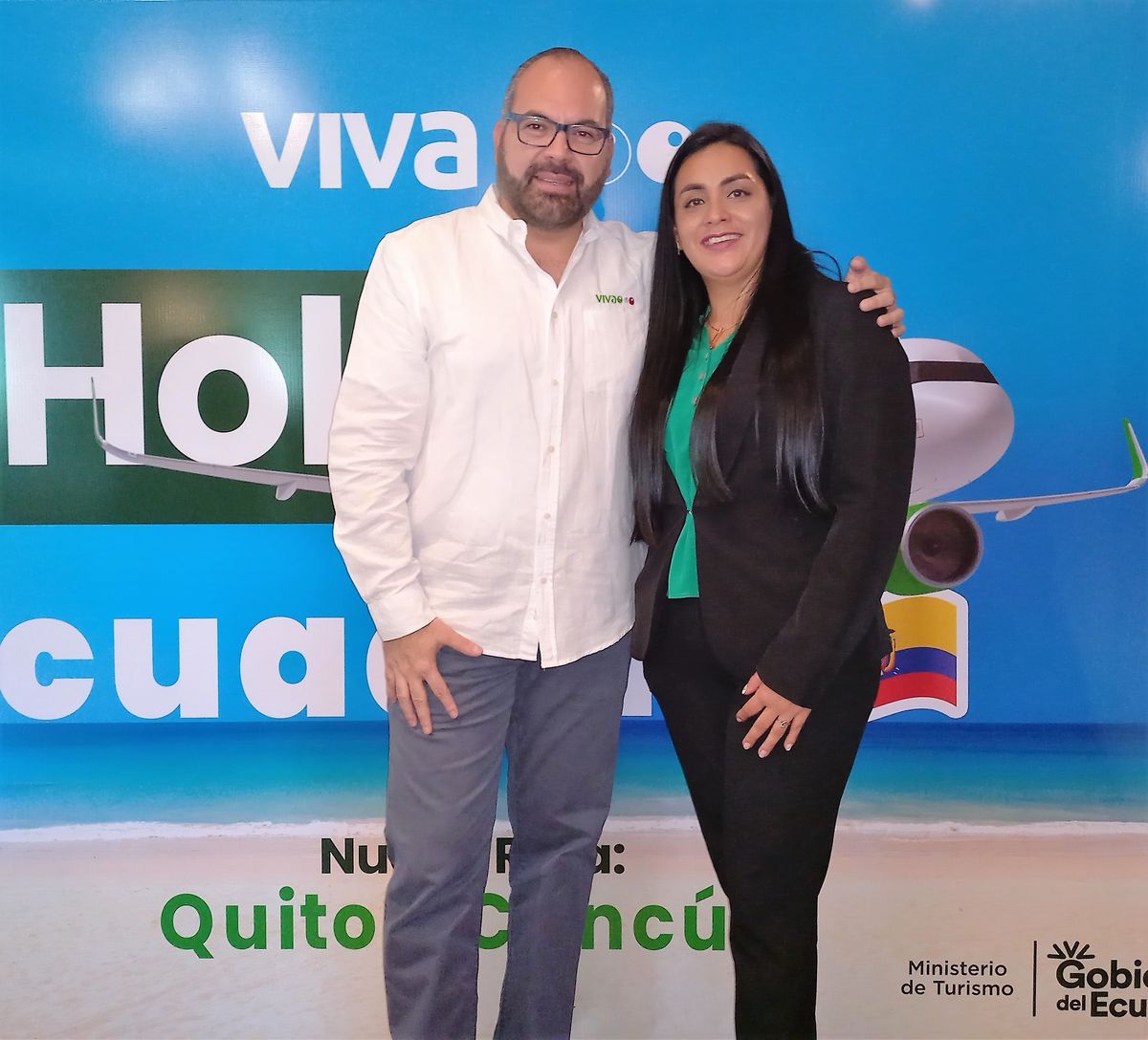 Walfred Castro y Marcela Rozo de Viva Aerobus. - Ladevi Medios y Soluciones Walfred Castro y Marcela Rozo de Viva Aerobus.