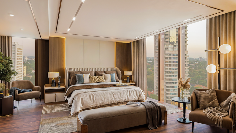 Una de las habitaciones del NH Collection de Asunción (Paraguay).