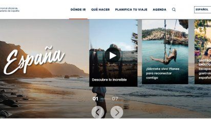 La nueva web de turismo de España ya está disponible para los viajeros.