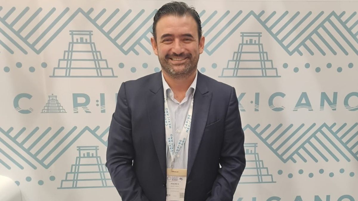Andrés Martínez, director general del Consejo de Promoción Turística de Quintana Roo (CPTQ), presente en la nueva versión de la Vitrina Turística Anato 2026, apuntando al actual período como el año de crecimiento de América Latina en el Caribe Mexicano. 
