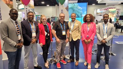 La delegación de Antigua y Barbuda en&nbsp;Seatrade Cruise Global, una de las ferias de negocios de la industria de cruceros más importantes a nivel global.&nbsp;