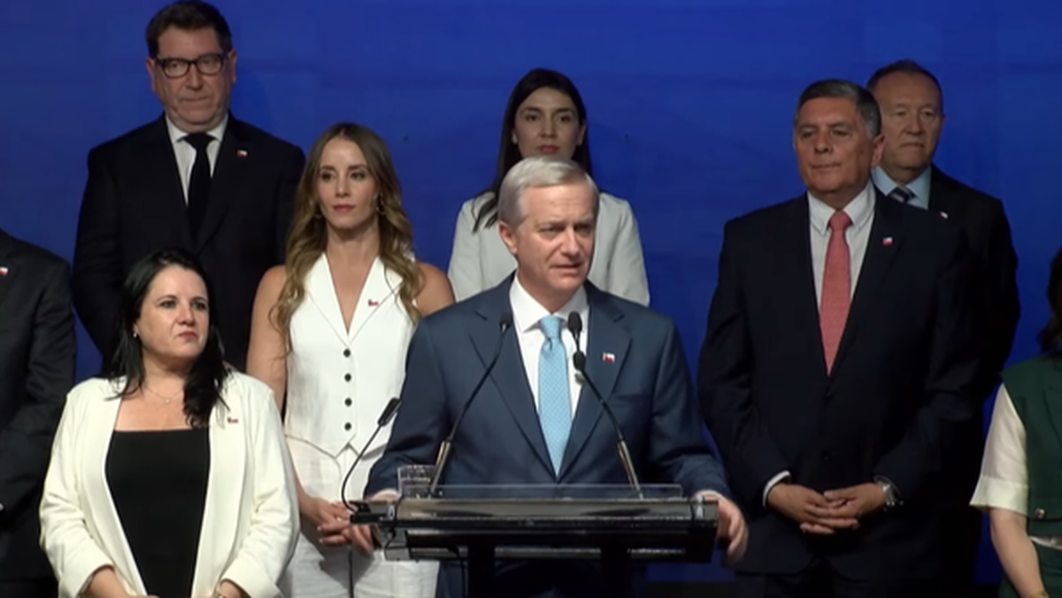 José Antonio Kast en la presentación de su gabinete.&nbsp;
