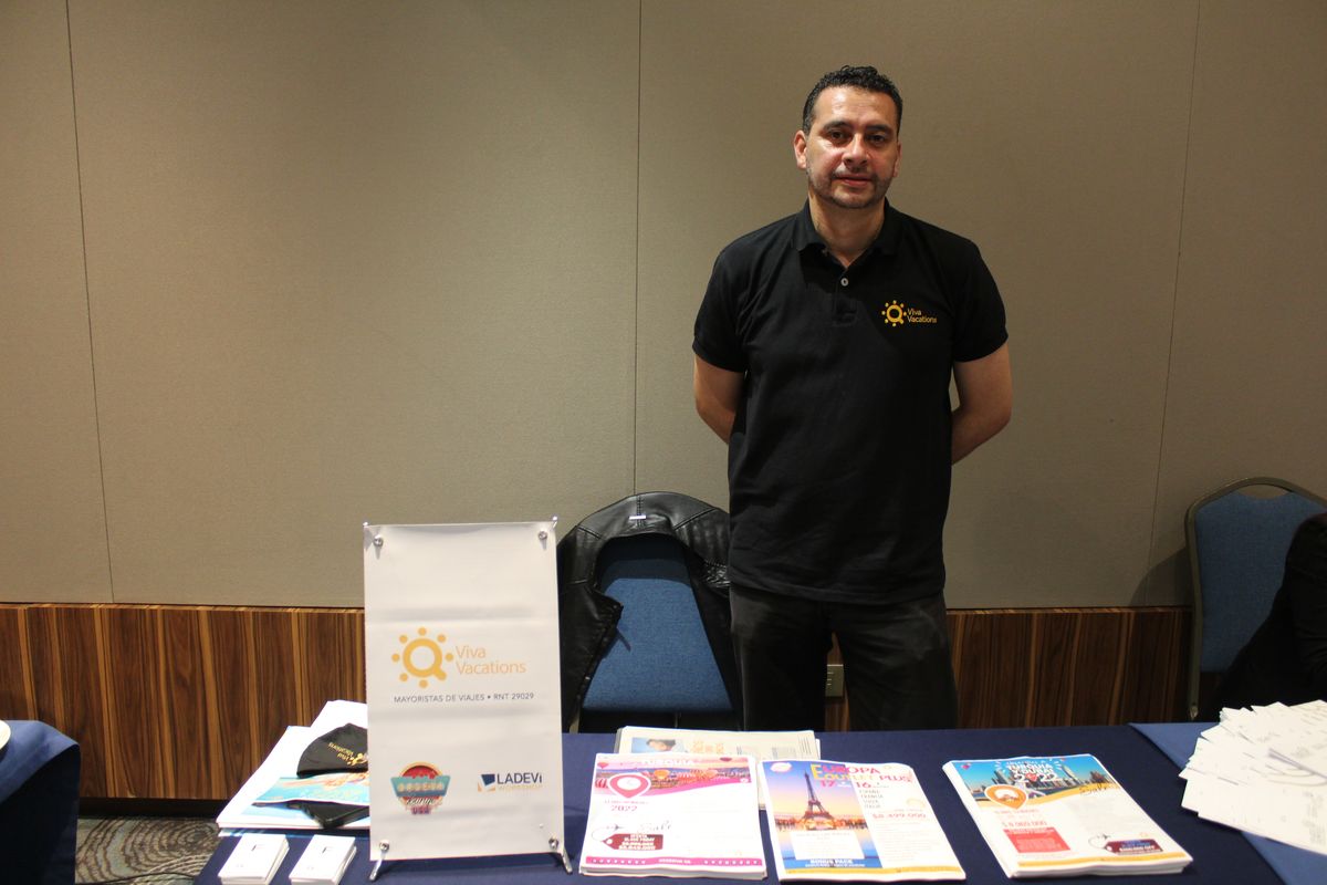 Fredy Ordóñez gerente de Viva Vacations, en el Workshops de Ladevi en Bogotá.