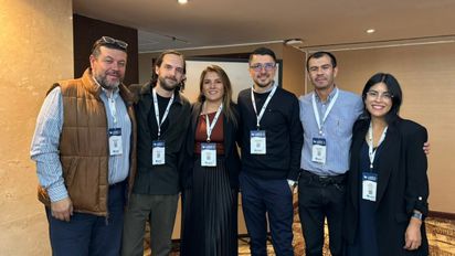 Equipo de Amadeus listo para la capacitación en el marco del Workshop de Ladevi en Bogotá.