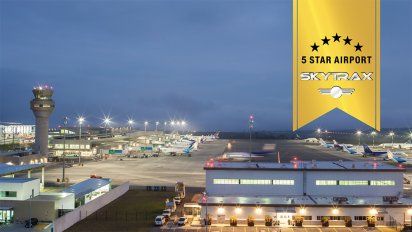 Calificado con 5 estrellas por Skytrax