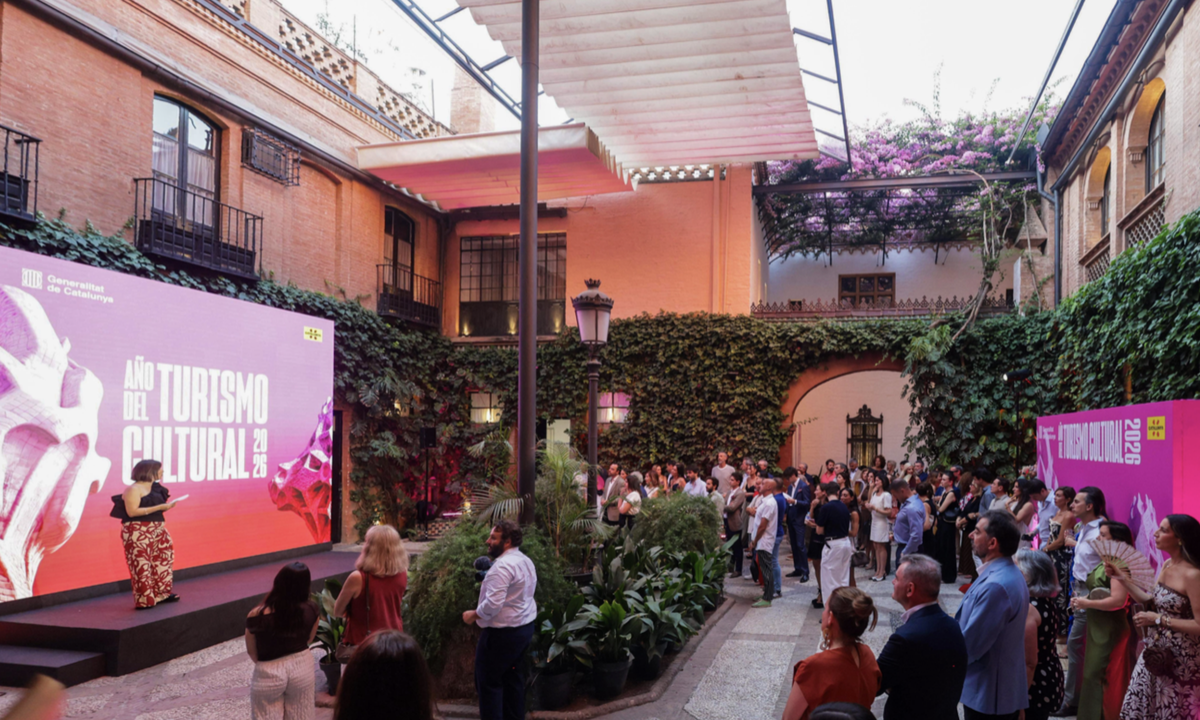 Evento en Sevilla de la Generalitat de Cataluña y la Agencia Catalana de Turismo con motivo de su Año del Turismo Cultural.