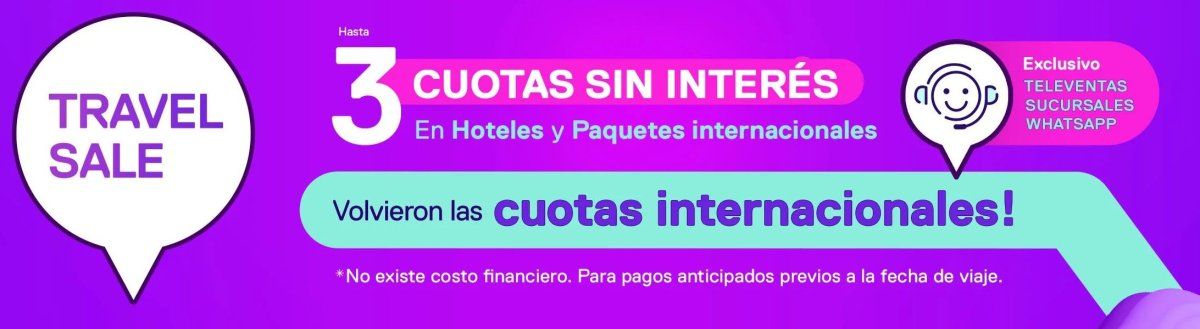 Volvieron las cuotas internacionales con Despegar. Conocé cómo acceder en la nota. Volvieron las cuotas internacionales con Despegar. Conocé cómo acceder en la nota.