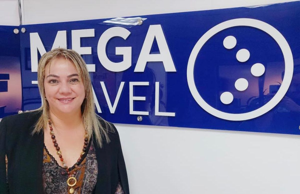 Katya Mendizabal, gerente general de Mega Travel.