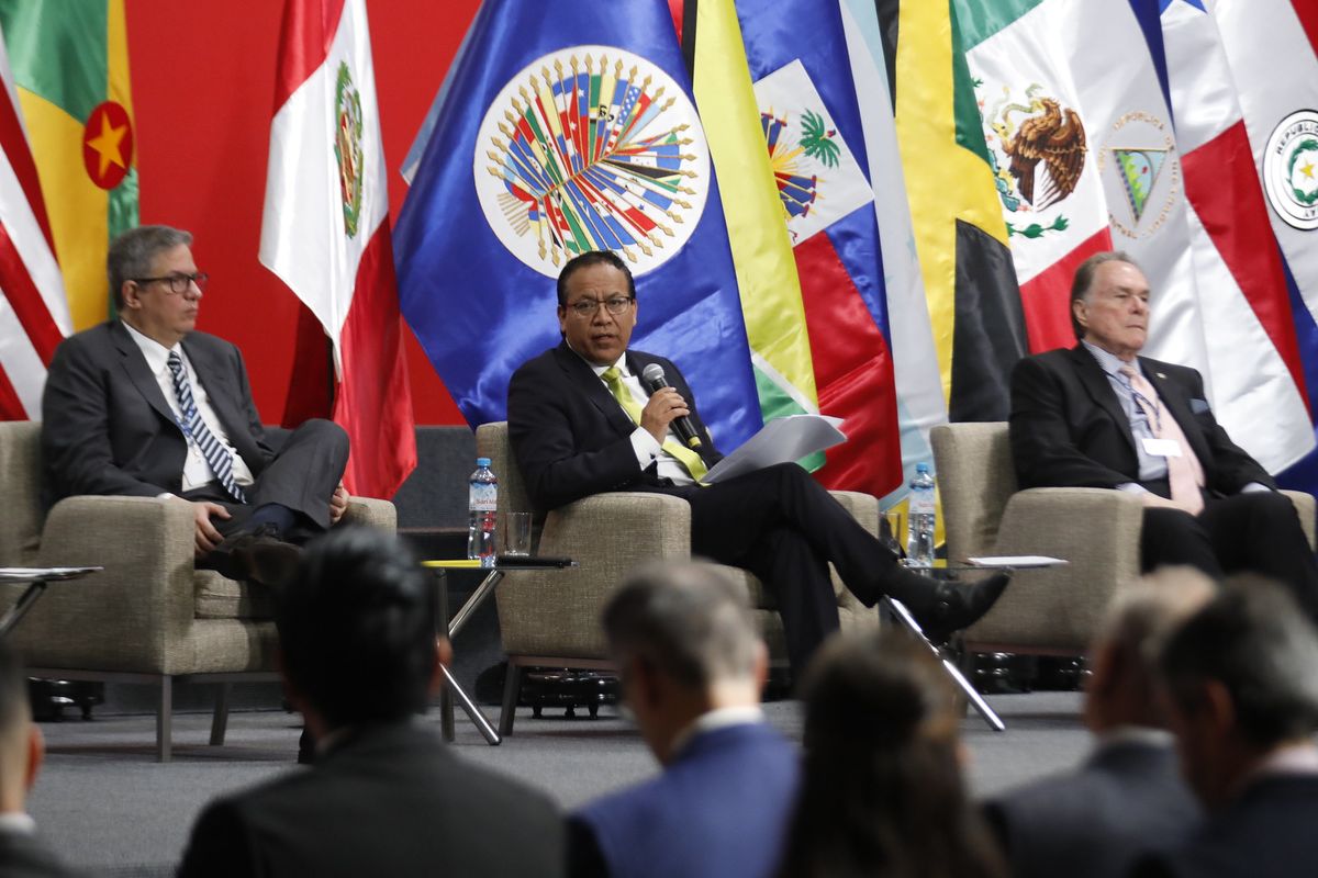 El titular del Mincetur, Roberto Sánchez, destacó que la 52° Asamblea General de la OEA posicionará al país como sede de eventos internacionales. - Ladevi Medios y Soluciones El titular del Mincetur, Roberto Sánchez, destacó que la 52° Asamblea General de la OEA posicionará al país como sede de eventos internacionales.