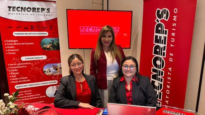 Equipo de Tecnoreps, encabezado por su presidenta ejecutiva Patricia Elías (centro), en los Ladevi Workshop.&nbsp;