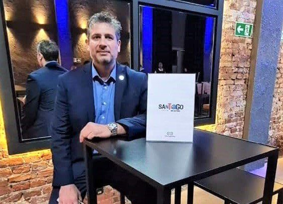 Nelson Bravo durante la presentación de Santiago del Estero en Londrina.&nbsp;