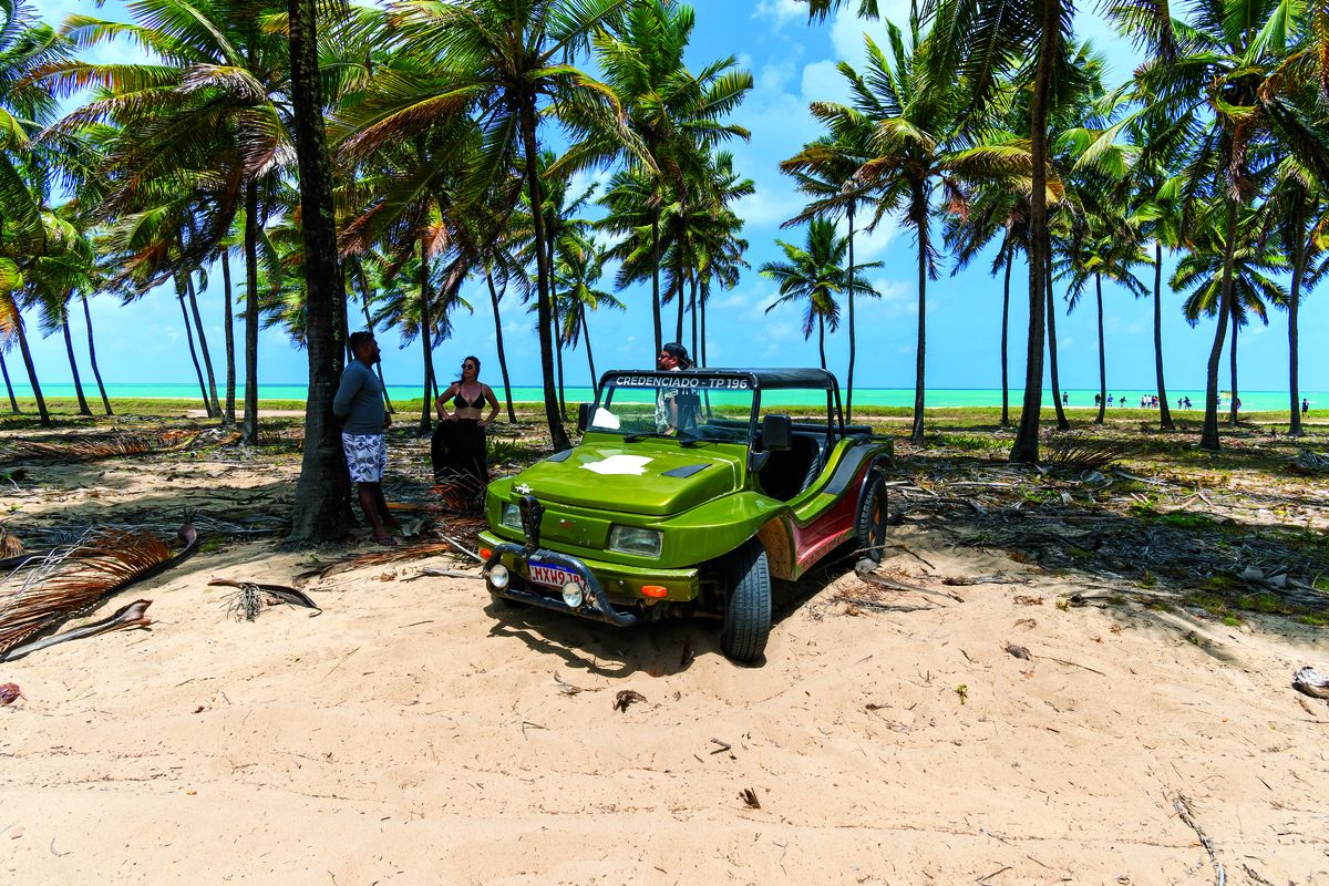Brasil: los paseos en buggy son un imperdible para recorrer las playas de Porto de Galinhas.