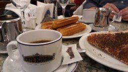 El chocolate con churros es unas propuestas emblemáticas del lugar.&nbsp;