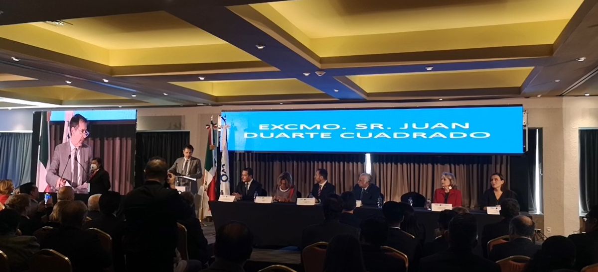 La presencia de Juan Duarte Cuadrado, embajador de España en México, en EPTUR.