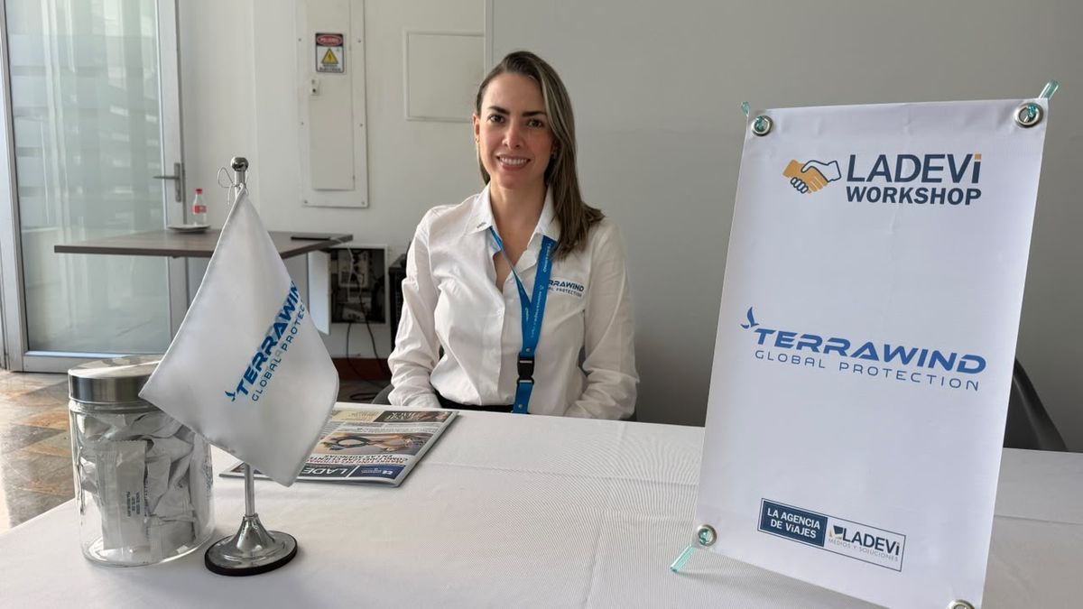 Karina Karvalho, Terrawind Global Protection, en el marco de Ladevi Workshop 2026-2 en Medellín.